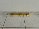 Porte-manteau vintage en laiton