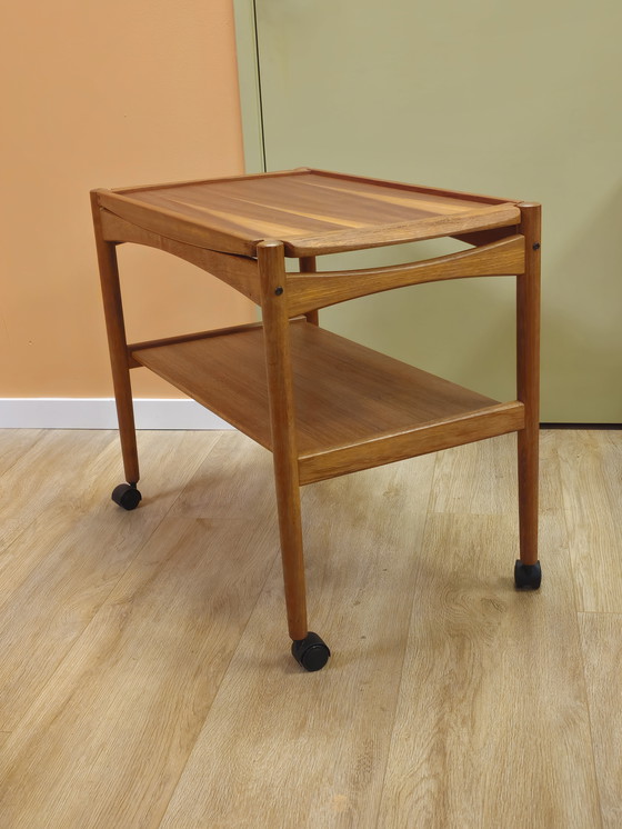 Image 1 of Vintage Poul Hundevad Serving Trolley Drinks Cart