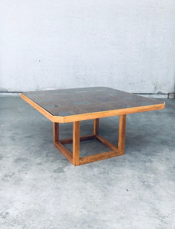 Image 1 of 1980's Postmodern Design Octagonal Square Dining Table