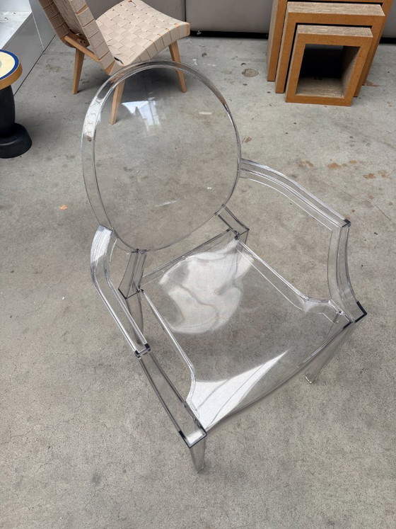 Image 1 of Chaise Kartell Louis Ghost par Starck (4x)