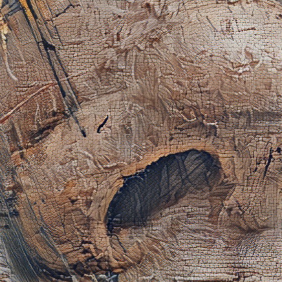 Image 1 of What Burns in Me - 2025 - Heritage Fresco Style - Hahnemuehle on Dibond - 100 x 75 cm