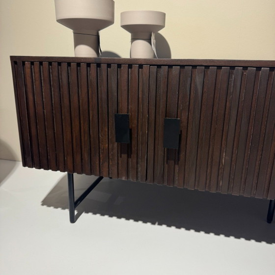 TV Cabinet Remi - Brown Mango Wood – Eleonora (photo 3 of 3)