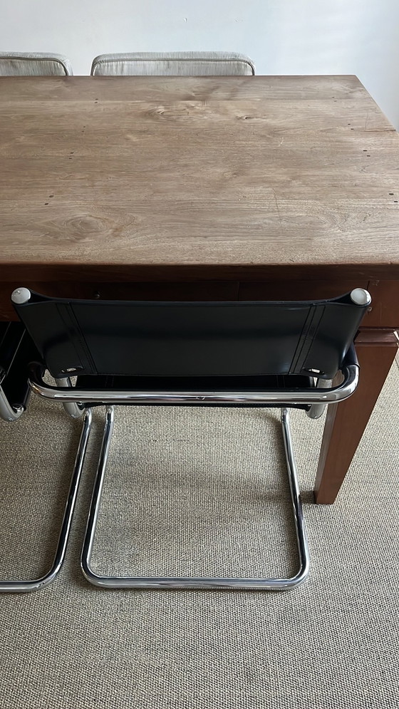 Image 1 of 4x dining table chairs Mart Stam Linea Veam