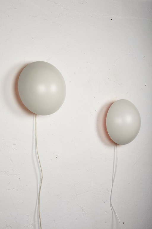 Set of two “P Hat” Wall Lamps designed by Poul Henningsen for Louis Poulsen, Denmark 1960’s