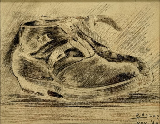 Ruurd Elzer (1915-1995) - Paire de chaussures