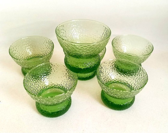 Image 1 of Lot de 6 coupes Années 70 Diamètre 11 cm