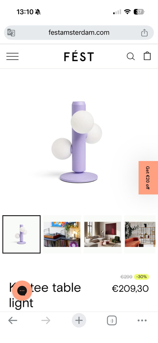 Lampada da tavolo Kaktee