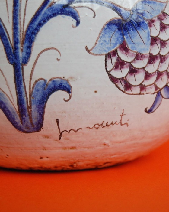 Image 1 of Vase en céramique vintage de Romano Innocenti, Italie, années 1980