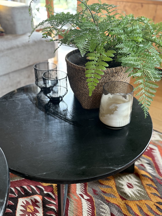 Image 1 of Round marble coffee table