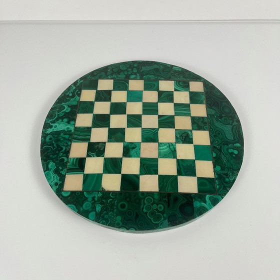 Image 1 of Decorative chess set in malachite, 1950–1970