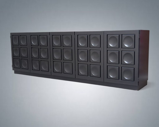 Brutalist sideboard by Frans Defour, "Torino" model, 1970s
