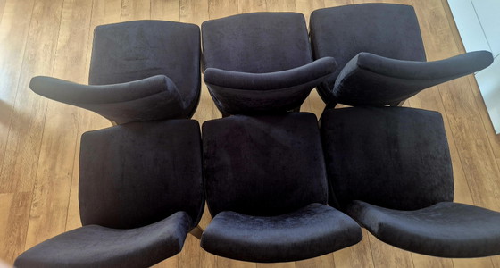 Chaises de salle à manger – Velvet, Wood (photo 3 of 10)