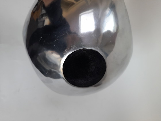 Image 1 of Asymmetrische Obstschale aus Aluminium, 90er Jahre