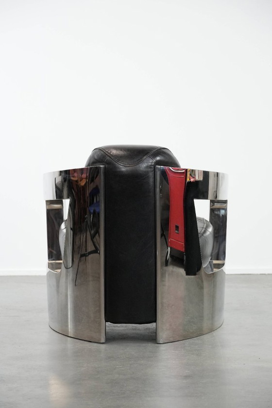 Image 1 of Design Aviator Sessel mit Aluminiumrahmen