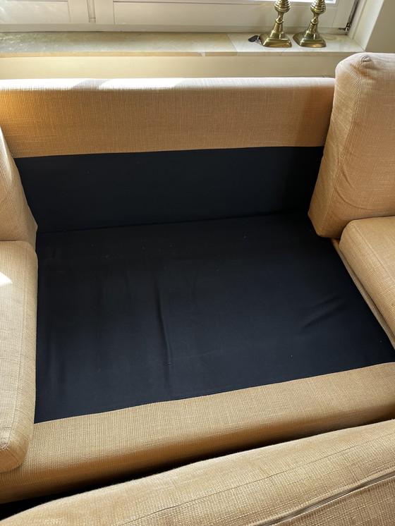 Image 1 of Gelderland hoekbank met poef