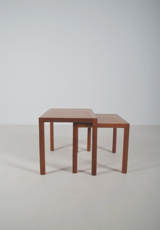 Image 1 of Set of Danish nesting tables by Kai Kristiansen for Vildbjerg Møbelfabrik, 1960s