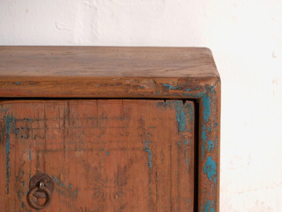 Mobile basso antico in legno di olmo – Cina, circa 1900 – Credenze con vetrina, Rustic (photo 37 of 40)