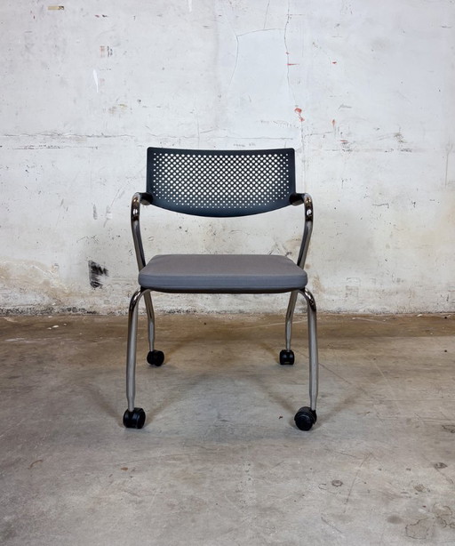Vitra Visaroll 2 Antonio Citterio Fabric, plastic, aluminium – Black  – Task chair, designer chair