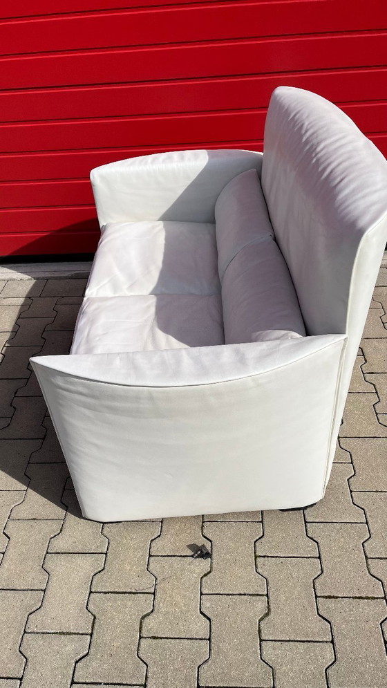 Image 1 of De Sede Design Sofa Type WK 611-02 Leather white - small