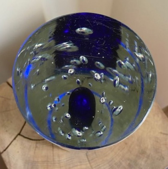 Jan Beranek Czech Republic 1970s Stunning Heavy Sommerso Vase – Jan Beranek Glassworks, Glass (photo 5 of 5)
