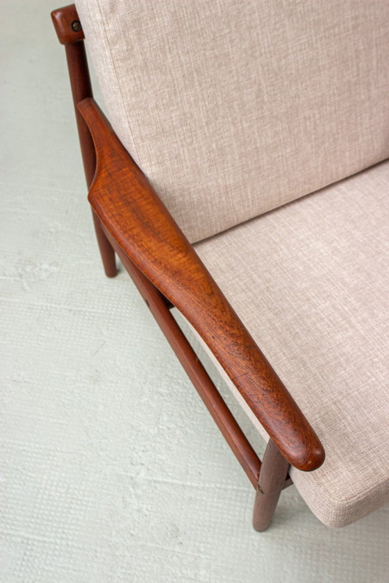 Image 1 of 2 poltrone vintage in teak, poltrona danese di metà secolo, anni '60