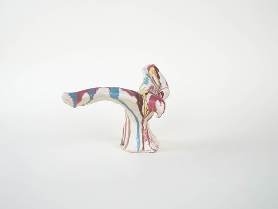 Image 1 of Sculpture d'oiseau en céramique, design italien, années 1970, fabricant : F. Ferroni