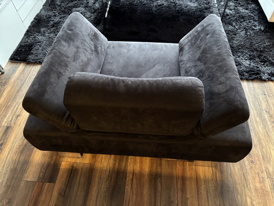 Image 1 of Canapé d'angle design luxueux + fauteuil large
