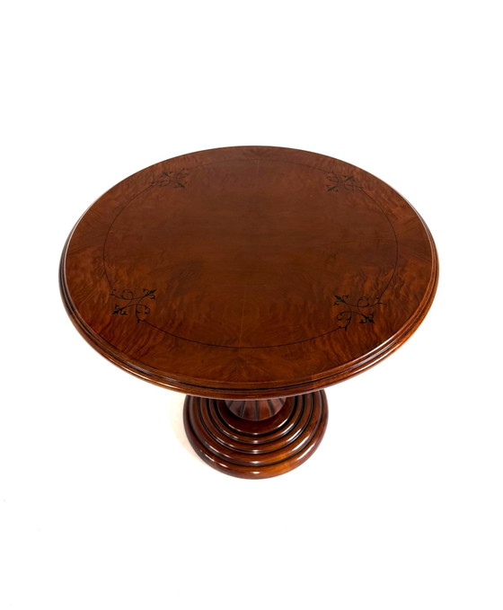 Vintage wortelnoten wijntafel ‘60 – Bijzettafels, Hout (photo 5 of 8)