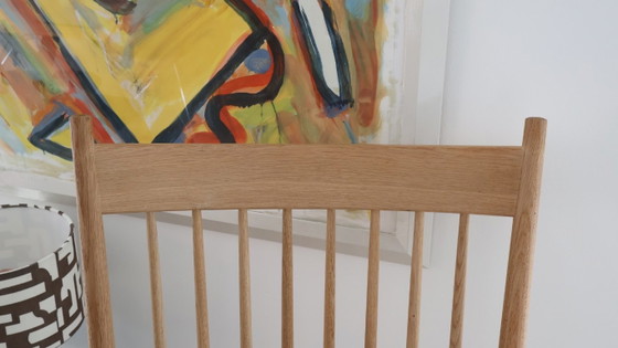 Fredericia Wegner J16 schommelstoel, Hans Wegner, Schommelstoelen, Hout, Anders, Beige, Scandinavian (foto 6 van 17)