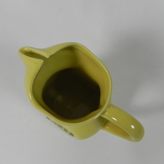 Image 1 of Gelbe Berger-Wasserkaraffe, Karaffe, 1950er Jahre