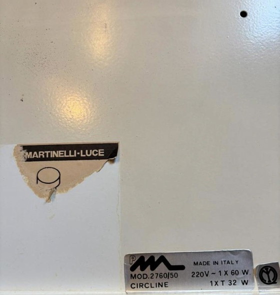 Image 1 of Vintage Martinelli Luce Bolla Plafondlamp 50cm Elio Martinelli