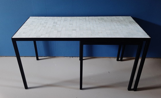 Floris Fiedeldij for Artimeta tables '60 Netherlands – Side tables, Metal, Glass (photo 6 of 10)