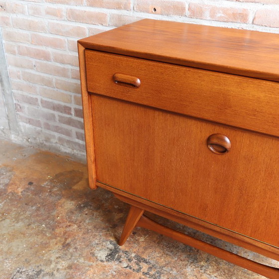 Image 1 of Meuble TV vintage, petit buffet, Louis Van Teeffelen pour Wébé