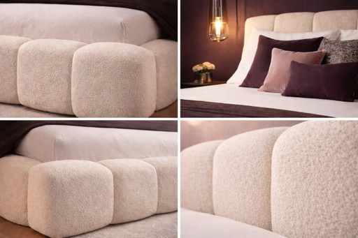ARIANA 140x200 - upholstered bed with storage
