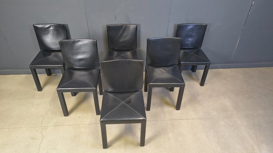 Image 1 of Arcadia dining chairs by Paolo Piva for B& B Italia set of 6