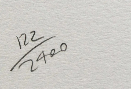 Image 1 of Impression Pop Art Banane Style Andy Warhol – Édition limitée signée et numérotée (tampon CMOA)