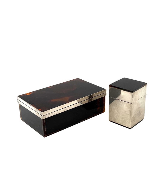 Image 1 of Hollywood Regency Luxury Smoking Set, Italy 1970