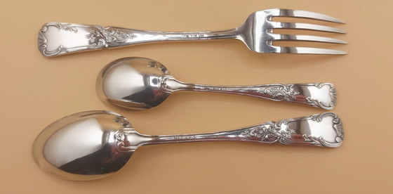 Versilbertes Tafelservice – Govaers, Besteckkassetten, Metal, Silver (photo 5 of 11)