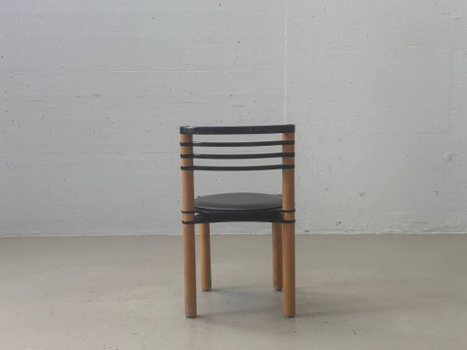 Dietiker Modell 6800 Stapelstuhl von Kurt Thut, 1980er Jahre – kuipstoelen, Wood (photo 2 of 17)