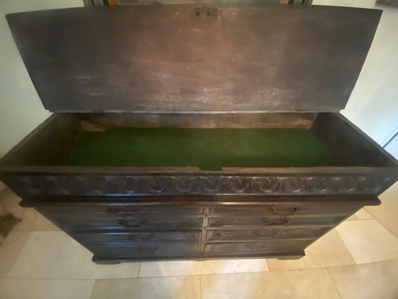 Image 1 of Französisches Sideboard mit 8 Schubladen und einem Ablagefach oben