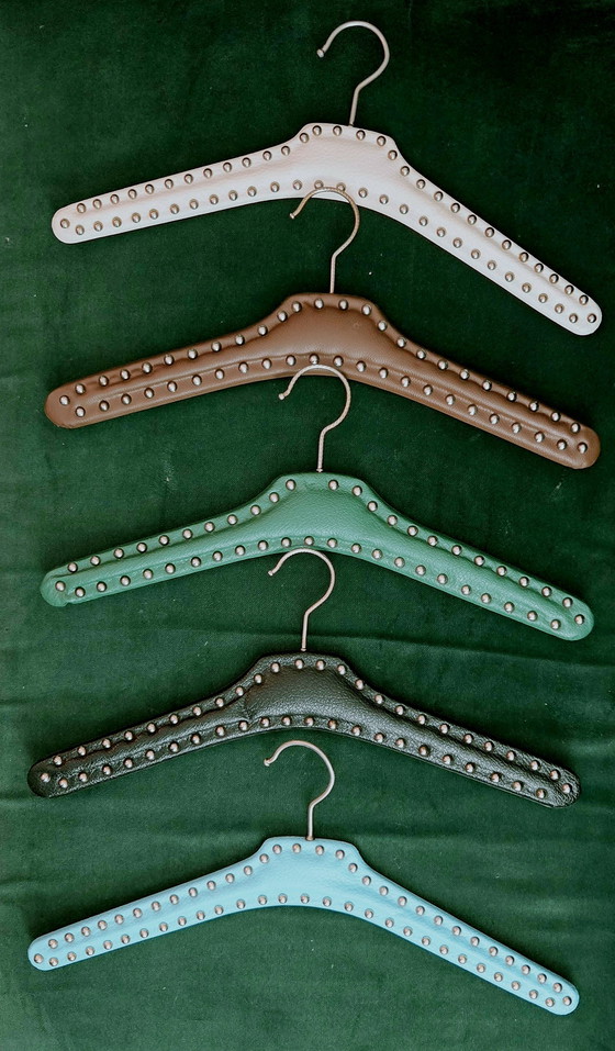 Image 1 of Leatherette hangers from the 60s/70s