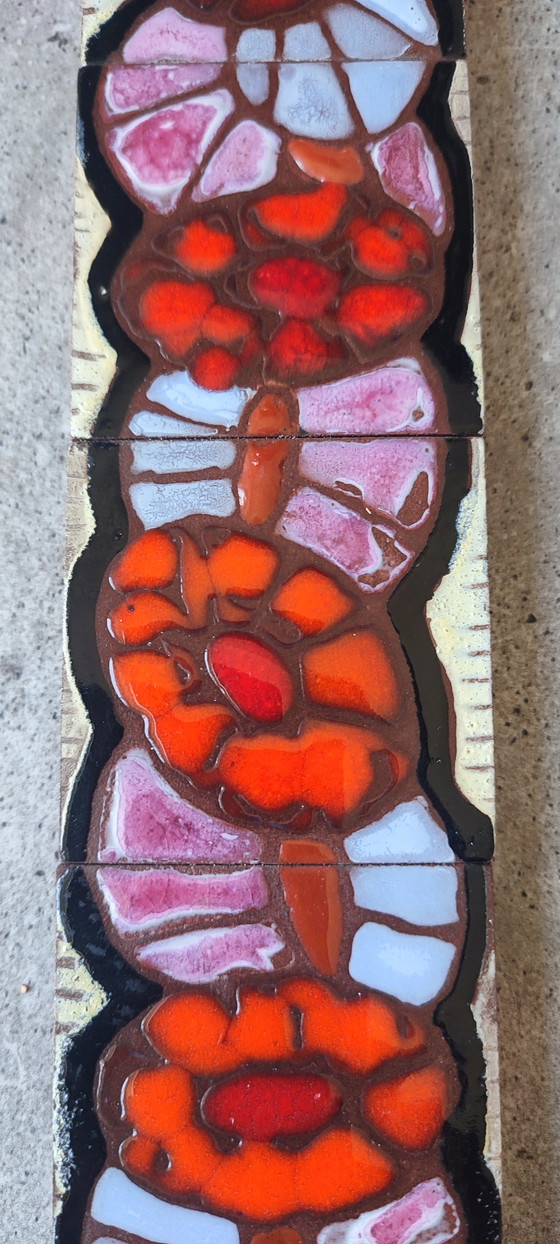 Image 1 of Friso de cerámica esmaltada Madeleine Osmont