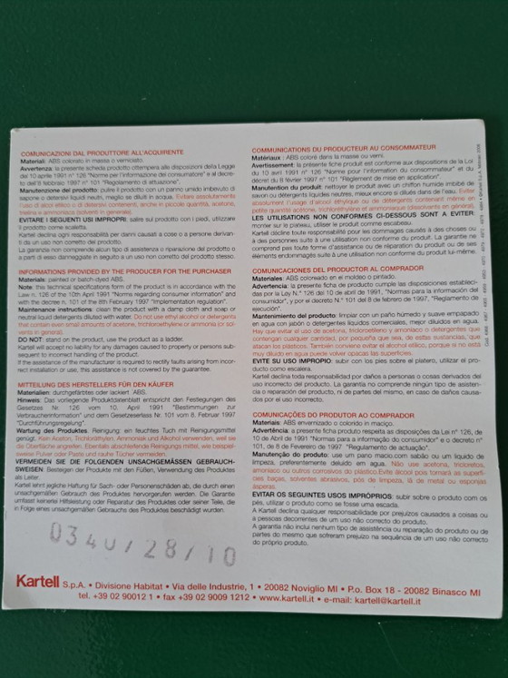 Image 1 of 2 Armoires Componibili, Kartell, Design Vintage