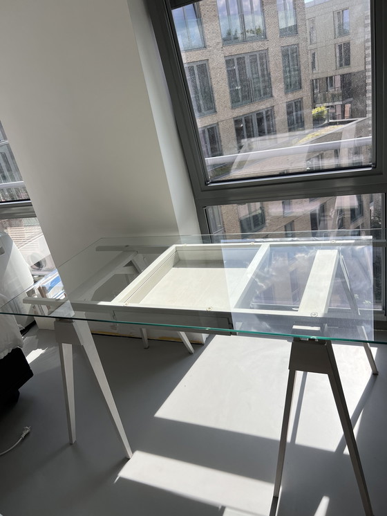 Image 1 of Design House Stockholm – Arco Bürotür Chuck Mack – Wit/Glas