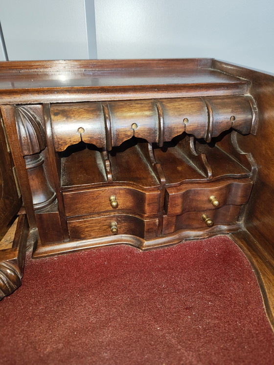 Image 1 of Mini chippendale secretaire 