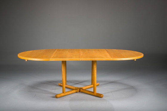 Image 1 of Danish Extendable Oak Dining Table by Kurt Østervig for Jason Møbler, 1950s