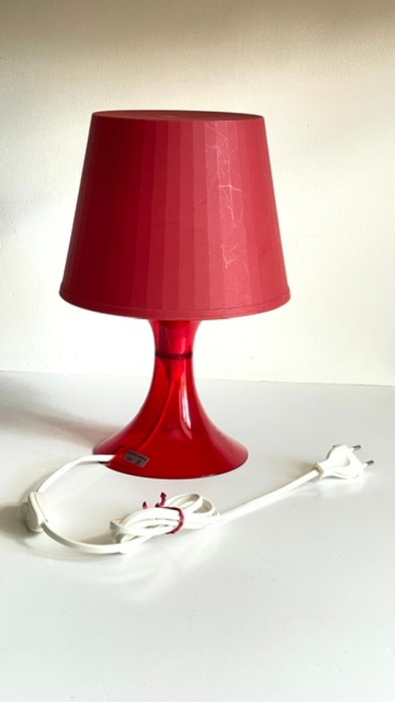 Red Ikea Vintage Lamp – Table lamps, Plexiglass (photo 15 of 24)