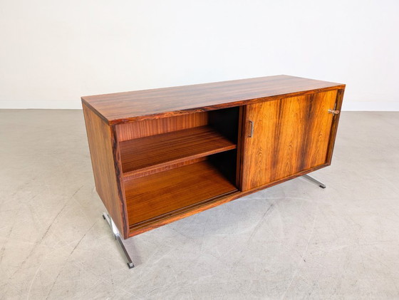 Image 1 of Original midcentury sideboard rosewood 1950 1960 chest of drawers