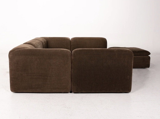 Image 1 of Canapé modulaire COR en velours côtelé marron