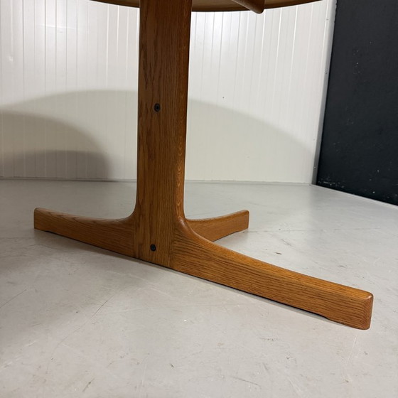 Image 1 of K.E. Ekselius large extendable oak dining table J.O. Carlsson Sweden